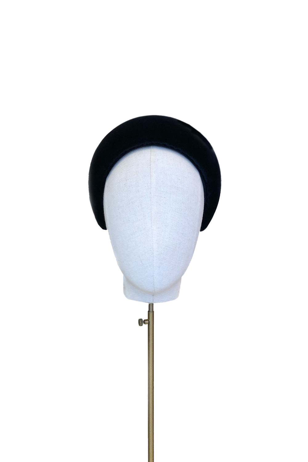 Load image into Gallery viewer, Jumelle Headband Navy Velvet x Ruth Ravenscroft