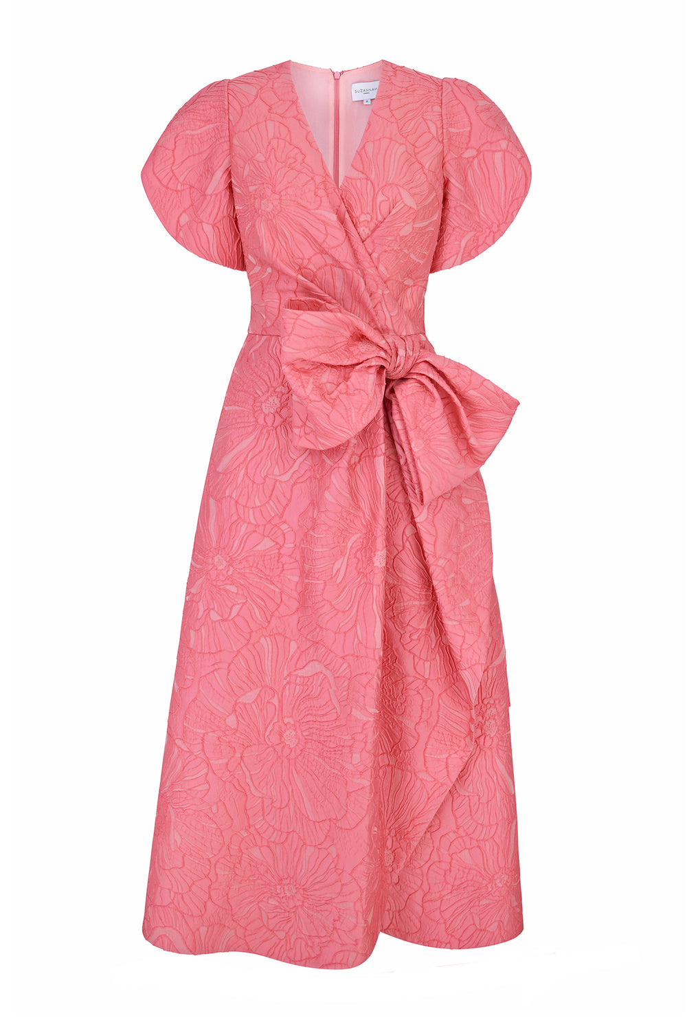 Load image into Gallery viewer, Kew Dress Pink Cloqué