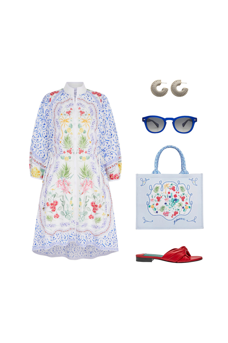 Load image into Gallery viewer, Anthena Short Resort Dress x Milly Jean