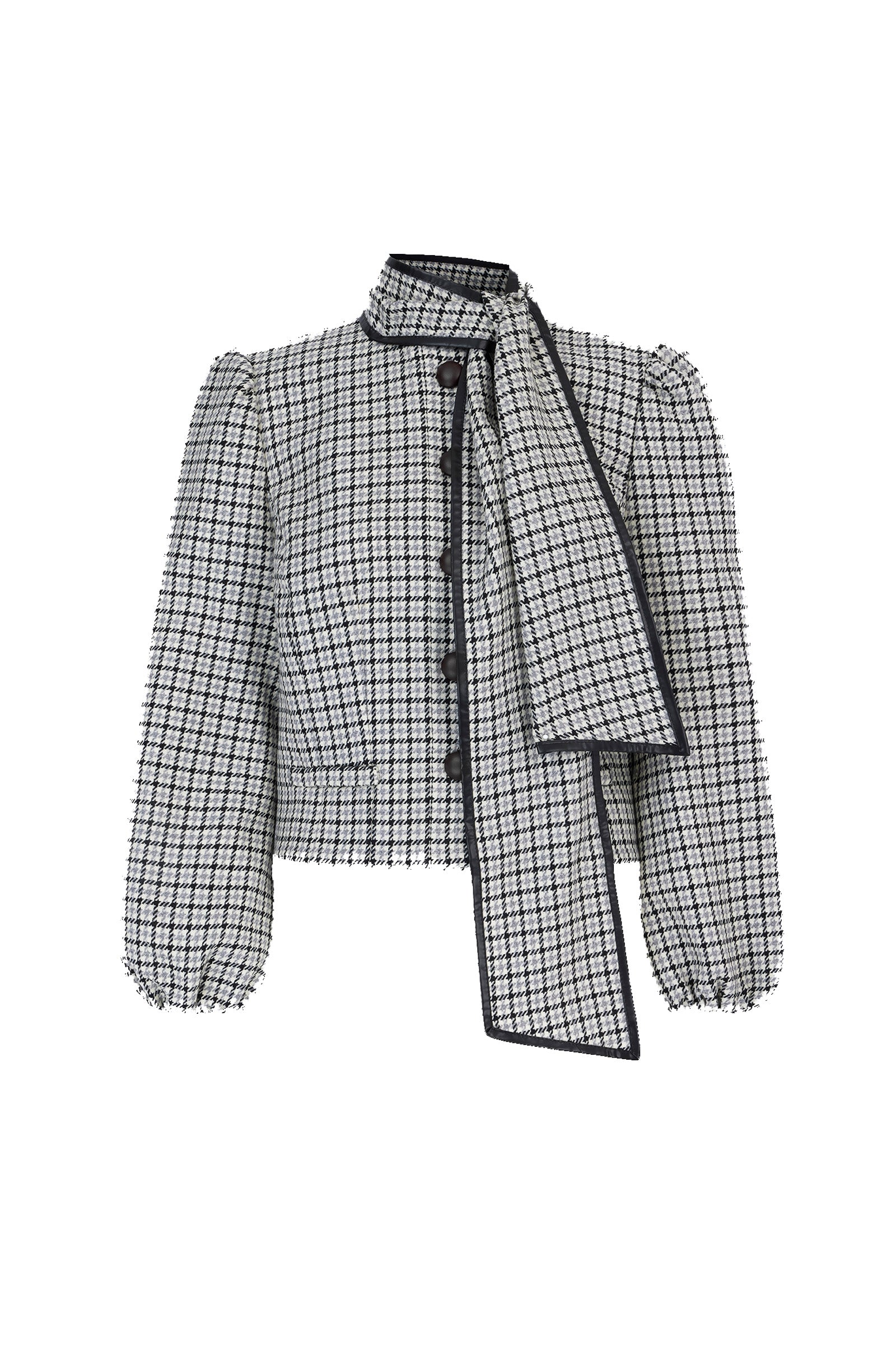 Kensington Jacket Houndstooth Check | Luxury Women's Suiting