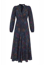 Load image into Gallery viewer, Baroque Silk Tea Dress Château Wallpaper
