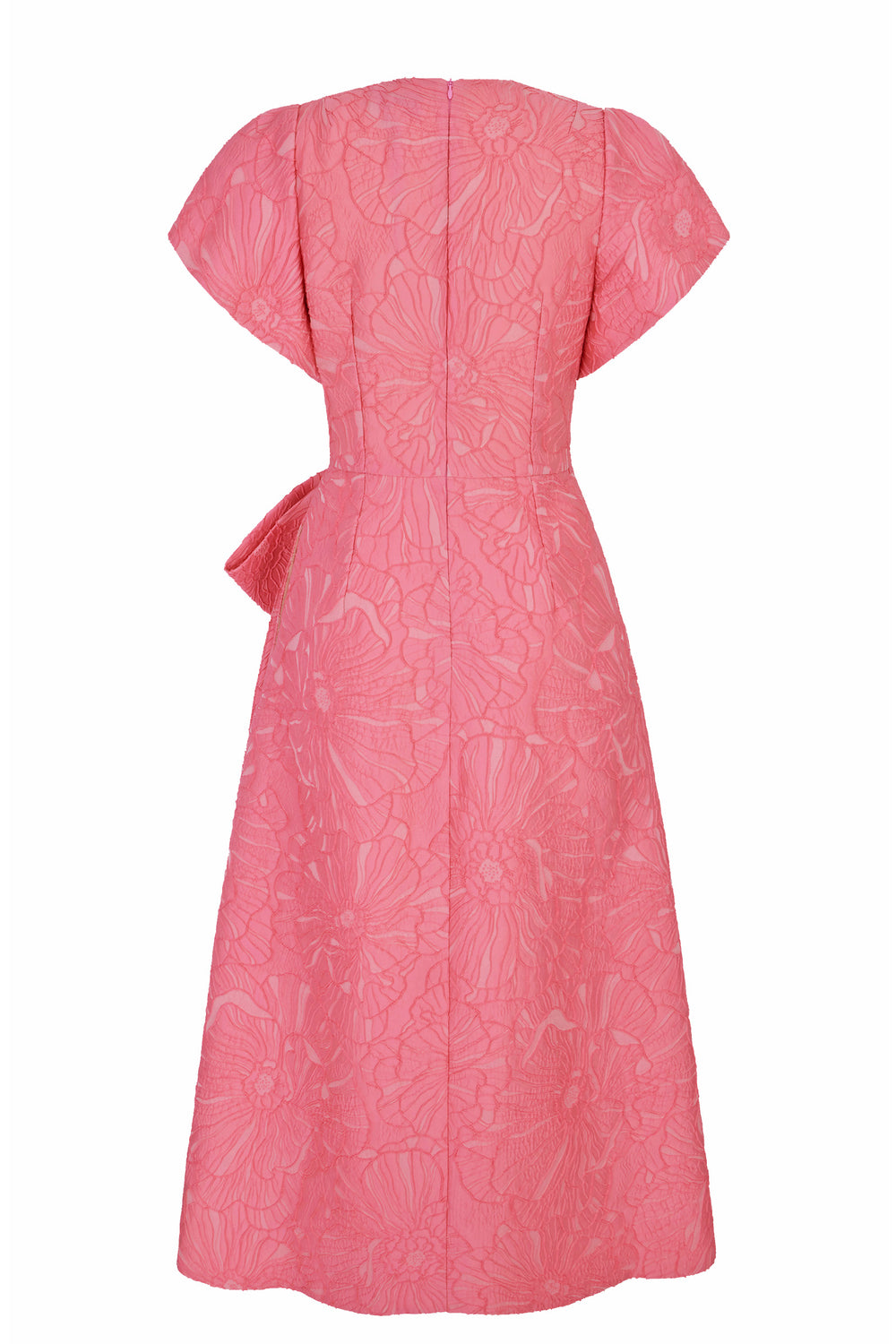 Load image into Gallery viewer, Kew Dress Pink Cloqué