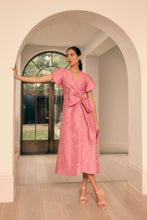 Load image into Gallery viewer, Kew Dress Pink Cloqué