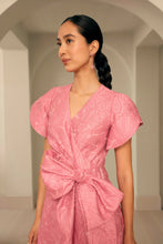 Load image into Gallery viewer, Kew Dress Pink Cloqué