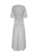 Load image into Gallery viewer, Kobe Long Jersey Dress Burnished Silver - ARCHIVE SALE