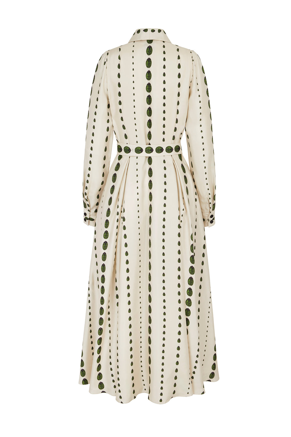 Load image into Gallery viewer, Lexi Ladybird Silk Twill Shirt Dress