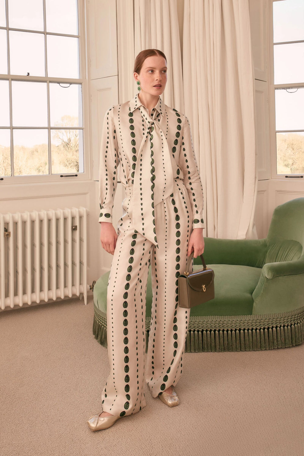 Load image into Gallery viewer, Ladybird Silk Twill Set