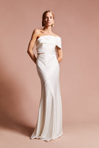 Lagoon Structured Top and Skirt