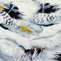 Load image into Gallery viewer, Large Feathers Crepe De Chine
