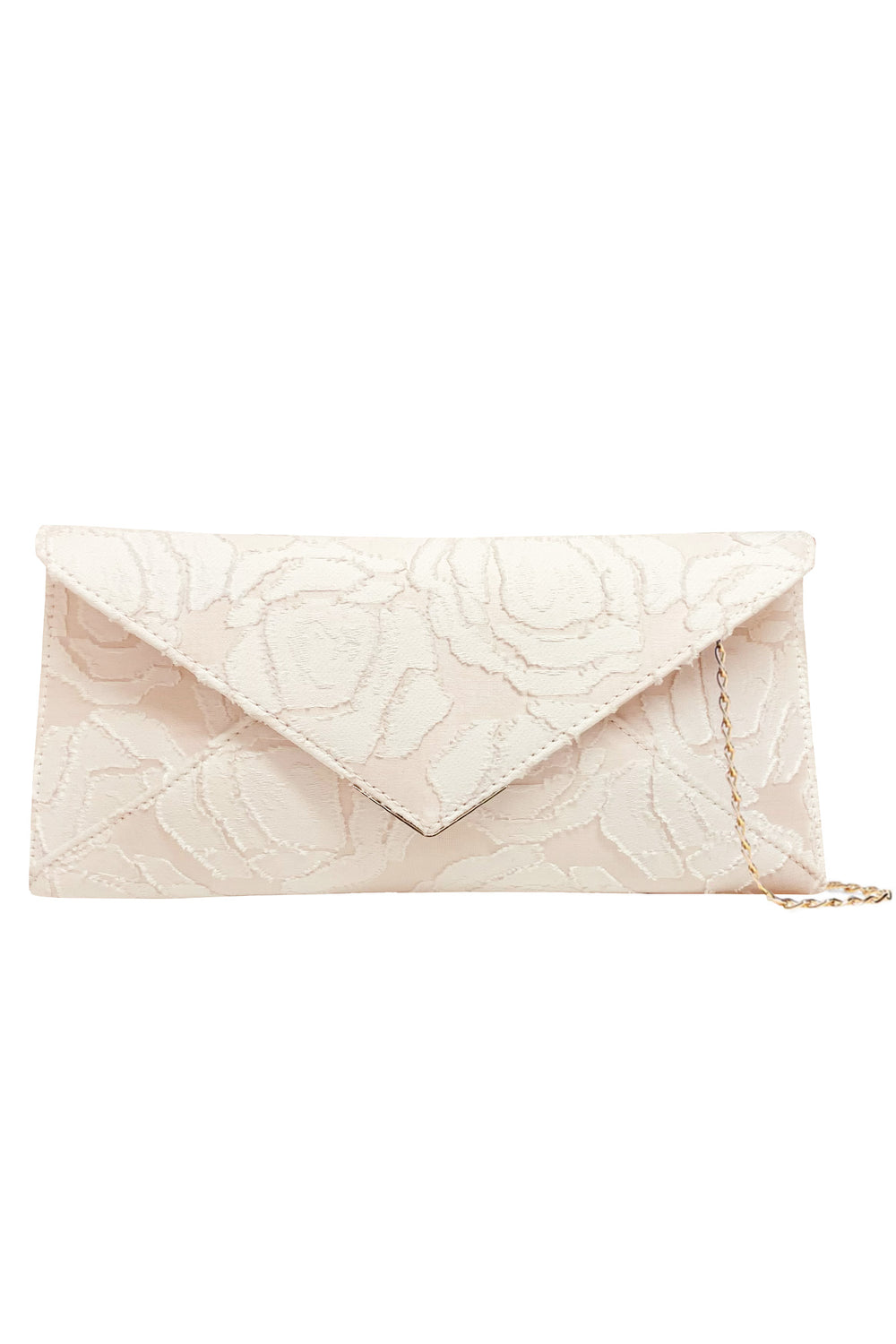 Load image into Gallery viewer, Lee Lineage Clutch Ivory Rose Organza x Tyler Ellis