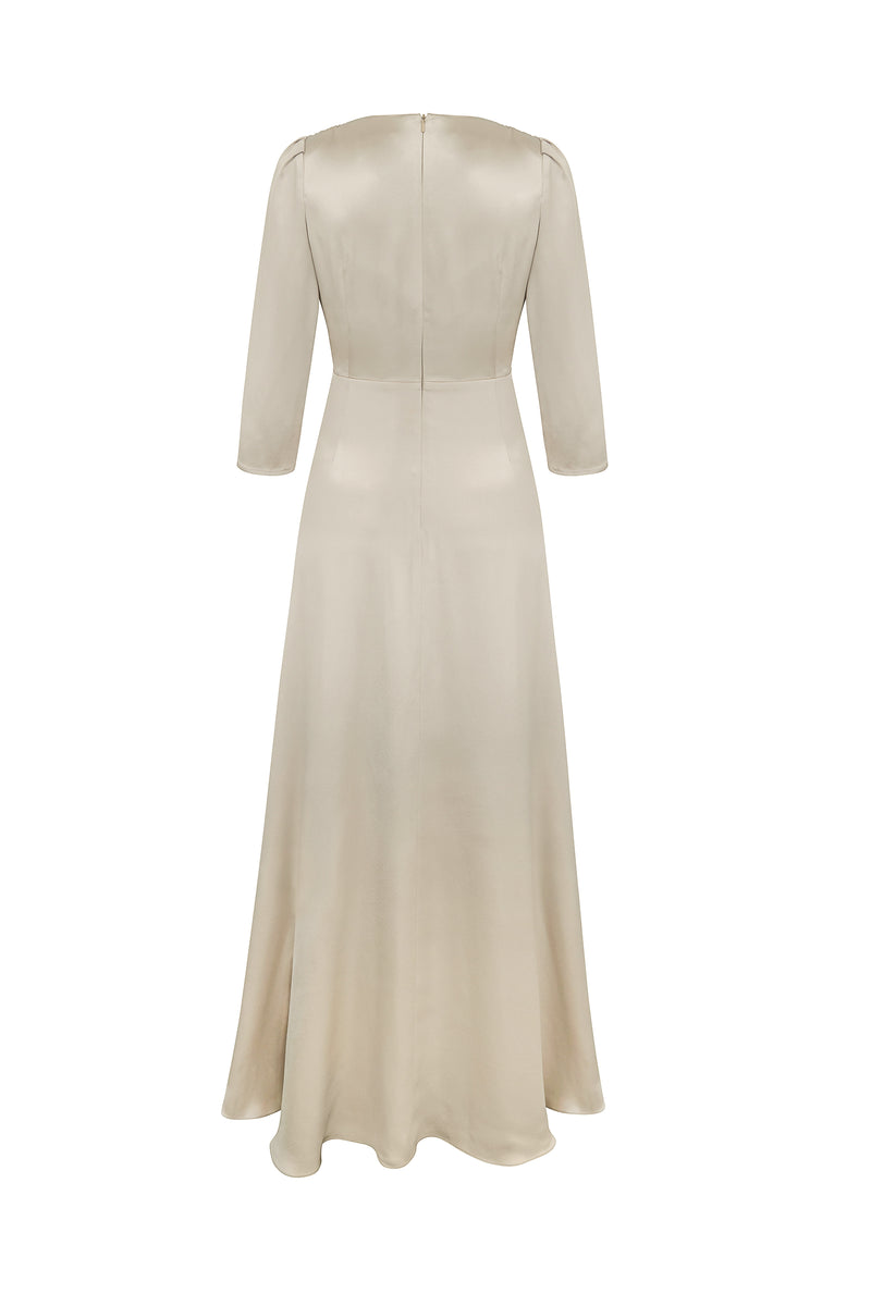Load image into Gallery viewer, The Lisa Luxe Dress Silver ARCHIVE SALE