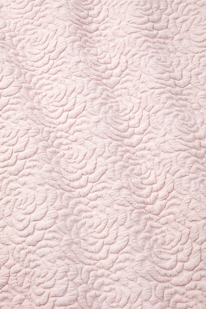 Load image into Gallery viewer, Lottie Dress Sculpted Cloqué Dusky Pink