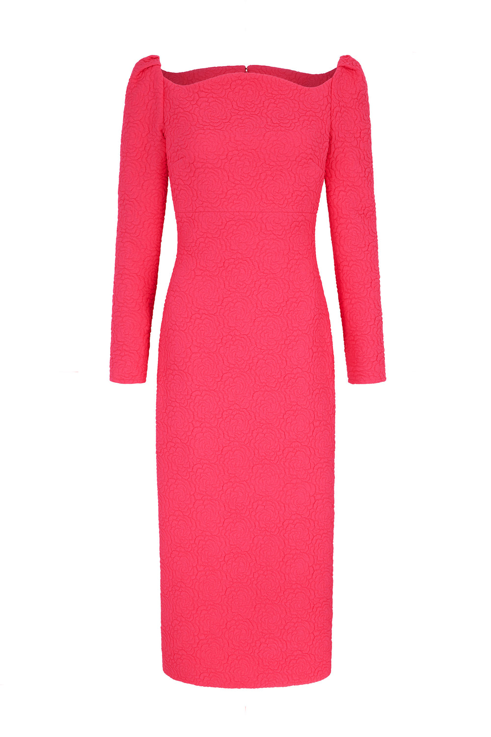 Load image into Gallery viewer, Lottie Dress Sculpted Cloqué Pink