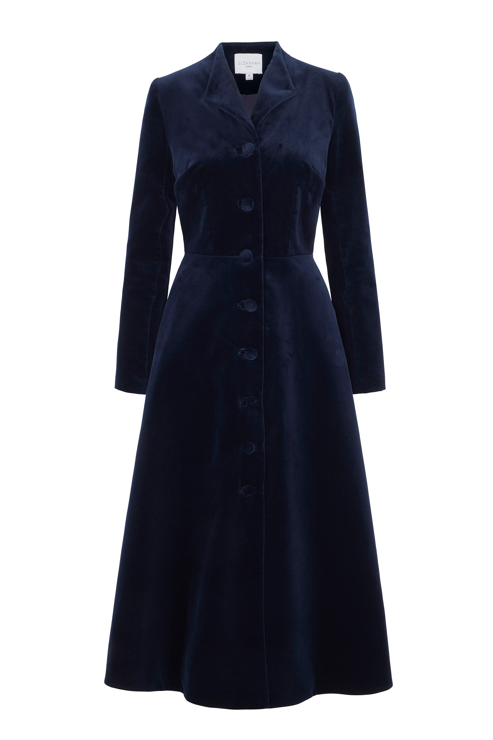 velvet cotton dress Louisa Coat Navy Silhouette: Sheath 20 Classy Casual Outfits The Rosemoor Dress is SIZE:14
