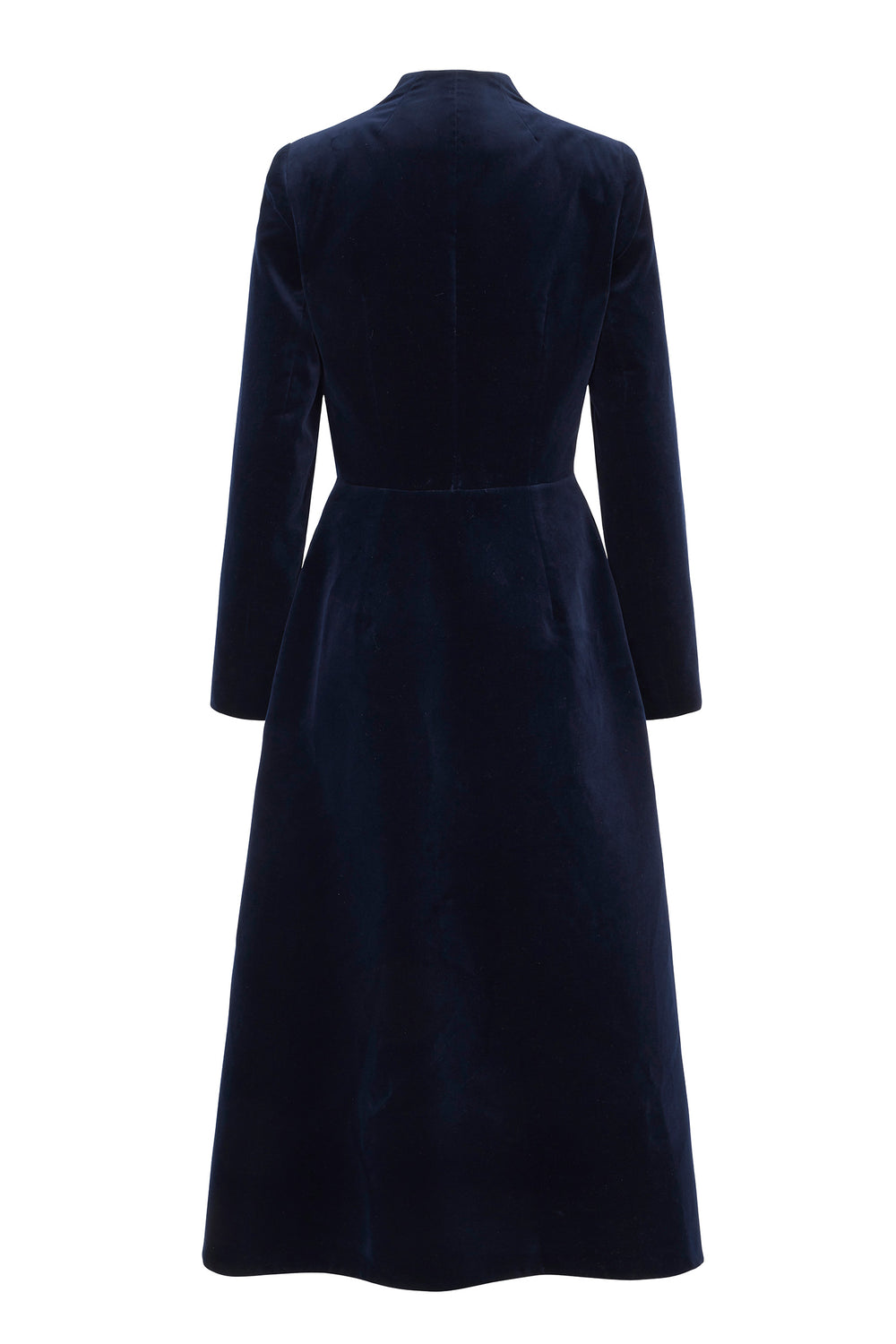 Load image into Gallery viewer, Louisa Coat Dress Velvet Navy