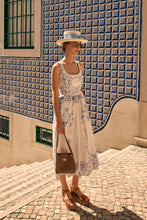 Load image into Gallery viewer, Madeira Sun Dress Agapanthus x Rachel Levy