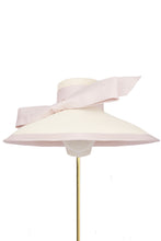 Load image into Gallery viewer, Margot Wide Brim Couture Bow Hat x Ruth Ravenscroft