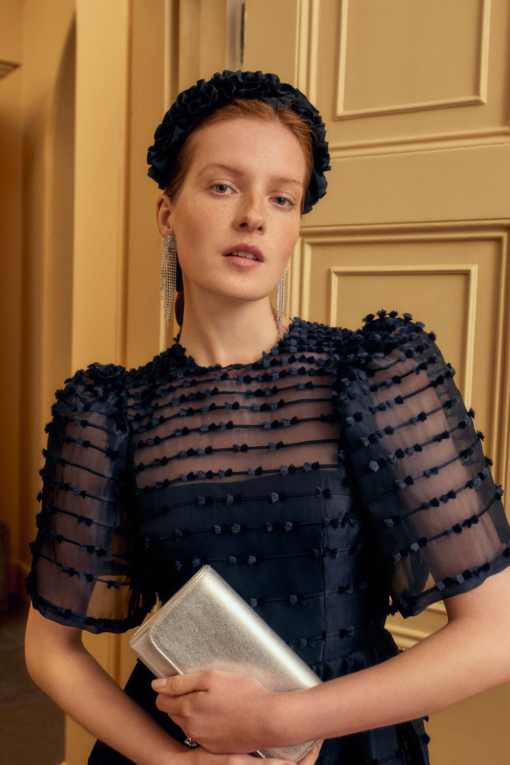 Load image into Gallery viewer, Ruched Grosgrain Ribbon Headband x Rachel Trevor Morgan