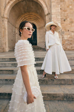 Load image into Gallery viewer, Porto Jacket Embossed Tile Cotton White