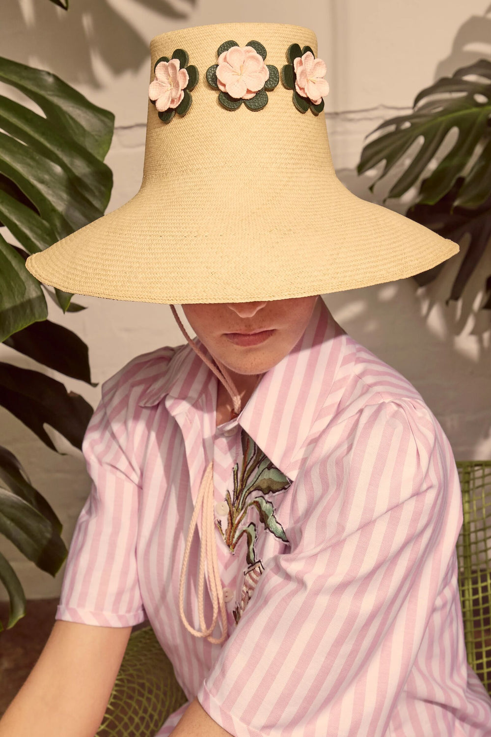 Load image into Gallery viewer, Martinique Straw Hat x Ruth Ravenscroft