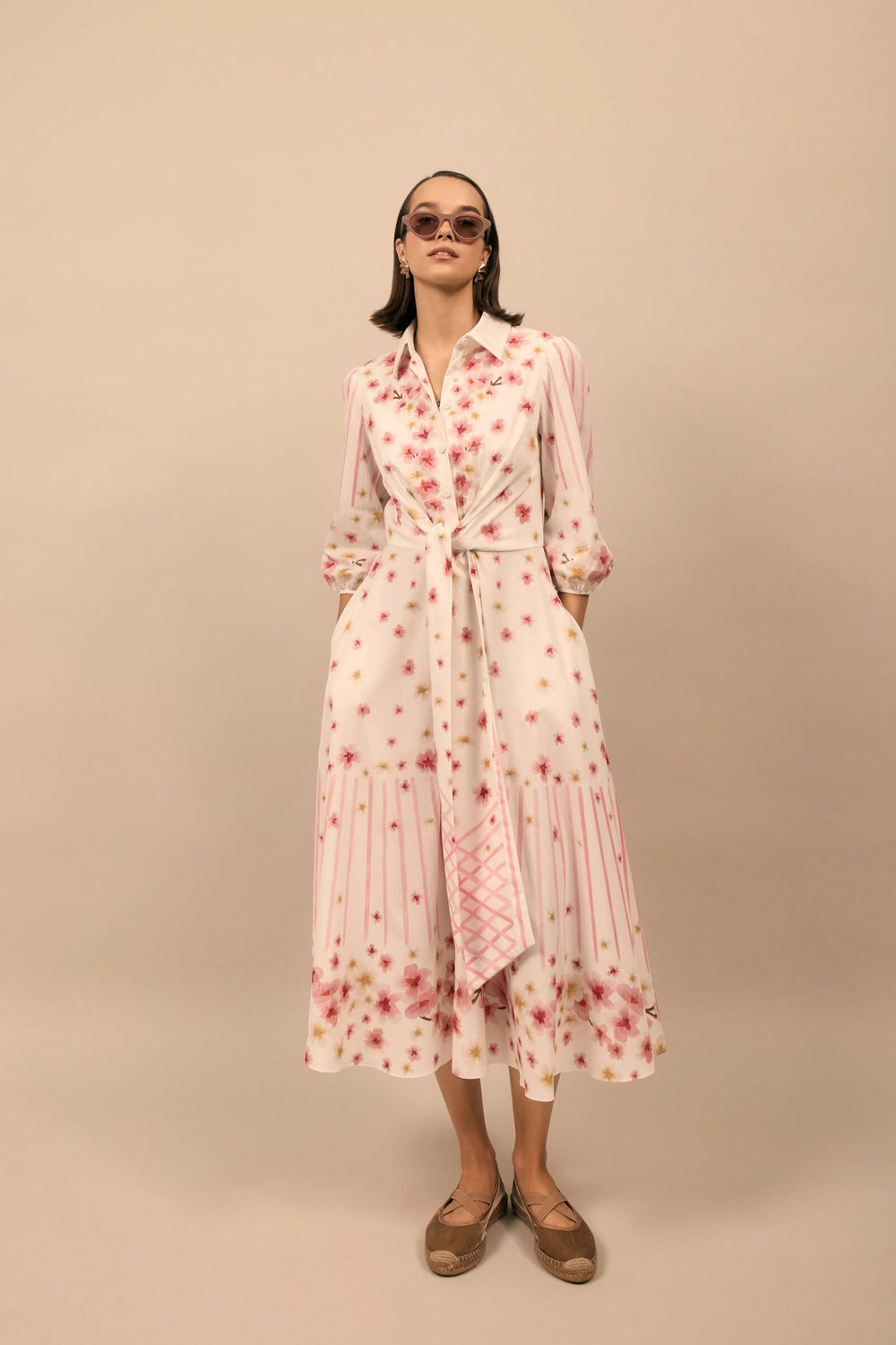 Load image into Gallery viewer, Mia Cotton Shirt Dress x Marieluise Bantel