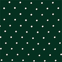 Load image into Gallery viewer, Mini Cream Spots on Forest Green Crepe De Chine