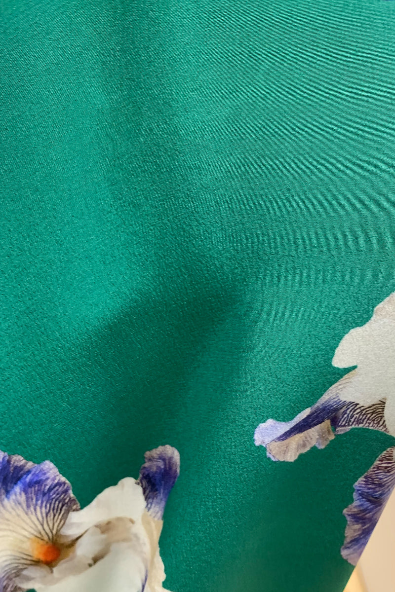 Load image into Gallery viewer, Monique Tea Dress Green Iris x Rachel Levy - ARCHIVE SALE