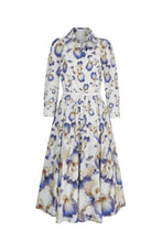 Load image into Gallery viewer, Montecito Cotton Shirt Dress Blue Iris x Rachel Levy ARCHIVE SALE