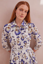 Load image into Gallery viewer, Montecito Cotton Shirt Dress Blue Iris x Rachel Levy ARCHIVE SALE