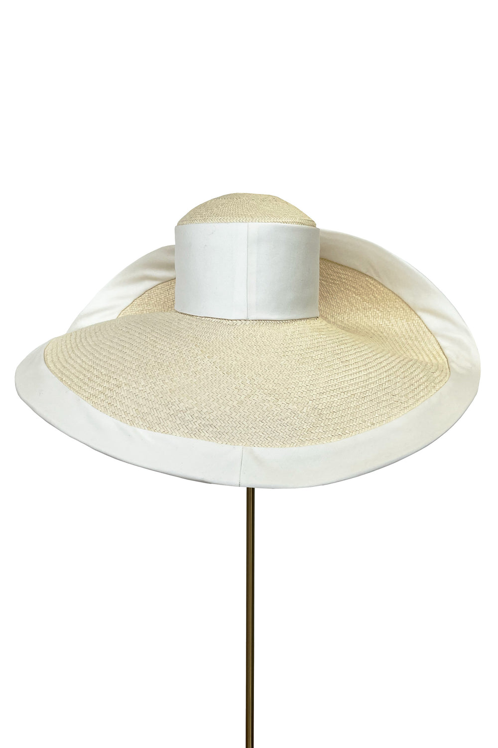 Load image into Gallery viewer, Muse Wide Brim Couture Hat x Ruth Ravenscroft