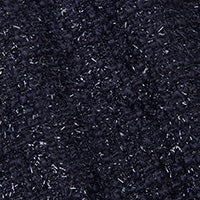 Brooklyn Wide Leg Trousers Metallic Tweed Navy