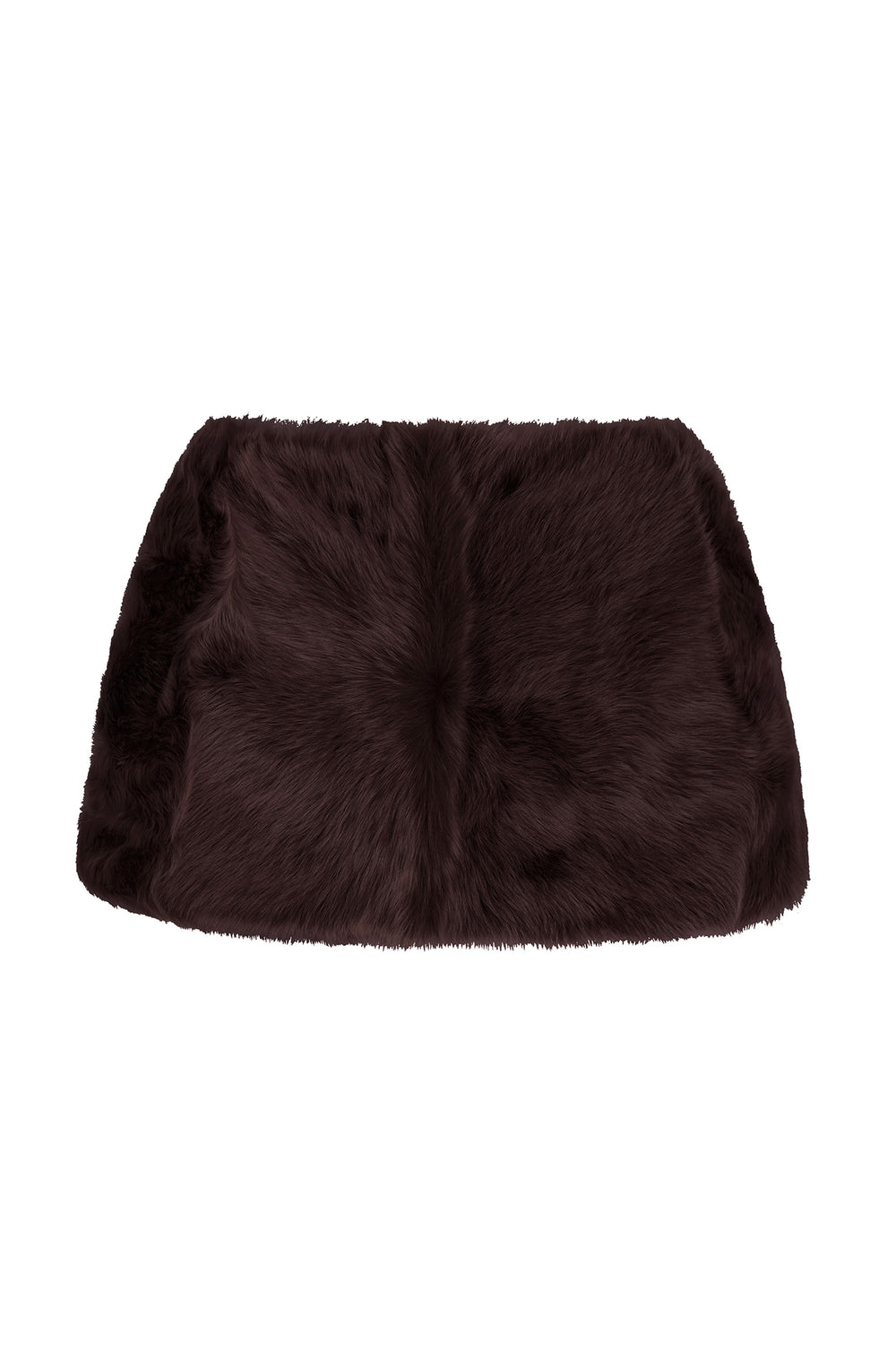 Load image into Gallery viewer, Nebraska Sheepskin Cape Aubergine