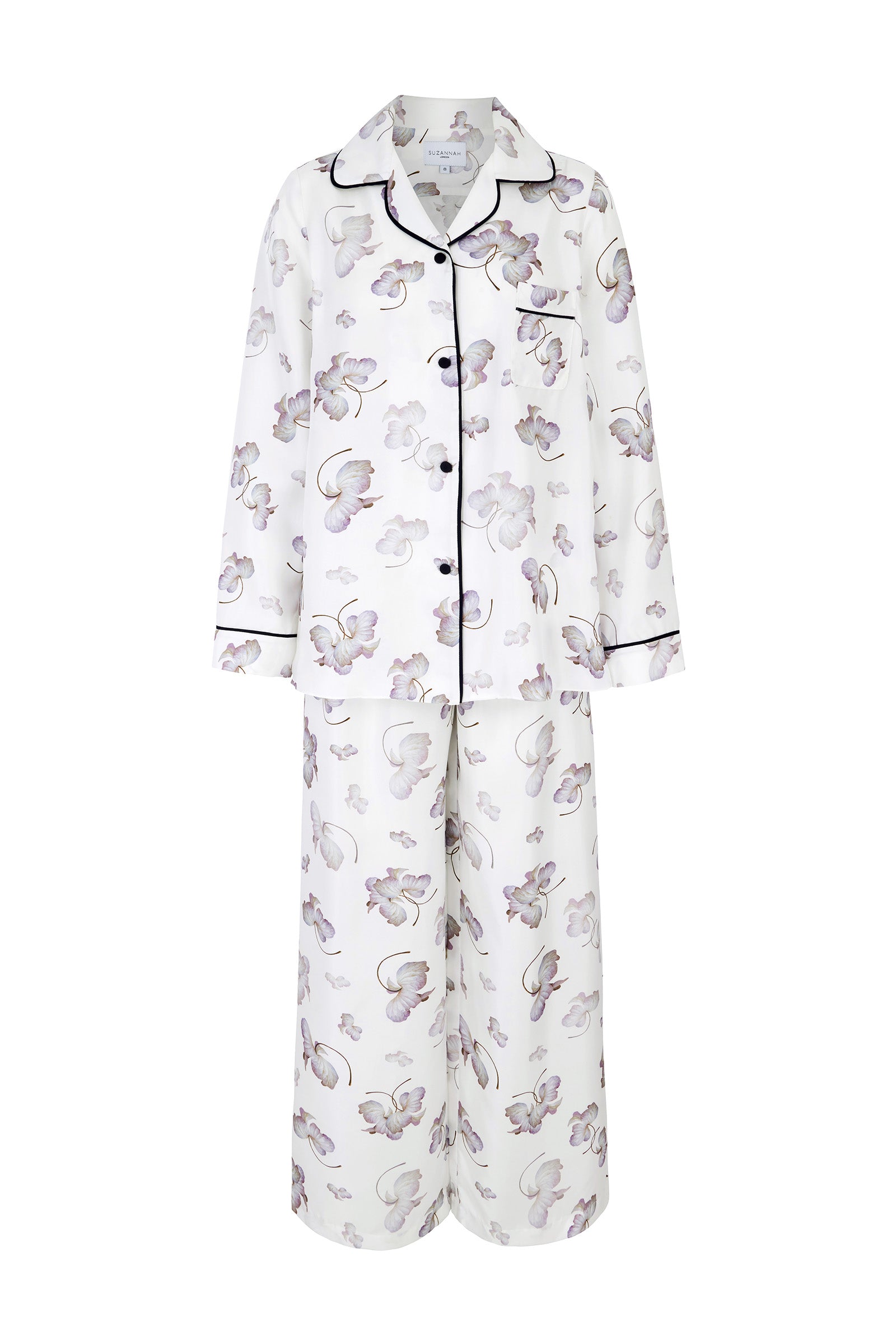 Italian Silk Twill Printed Pyjamas x MarieLuise Bantel