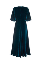 Load image into Gallery viewer, Paige Peacock Velvet Midi Dress