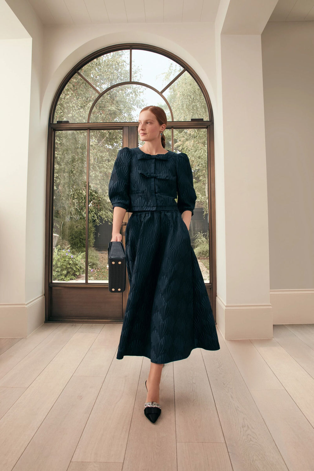 Load image into Gallery viewer, Paris Art Deco Skirt