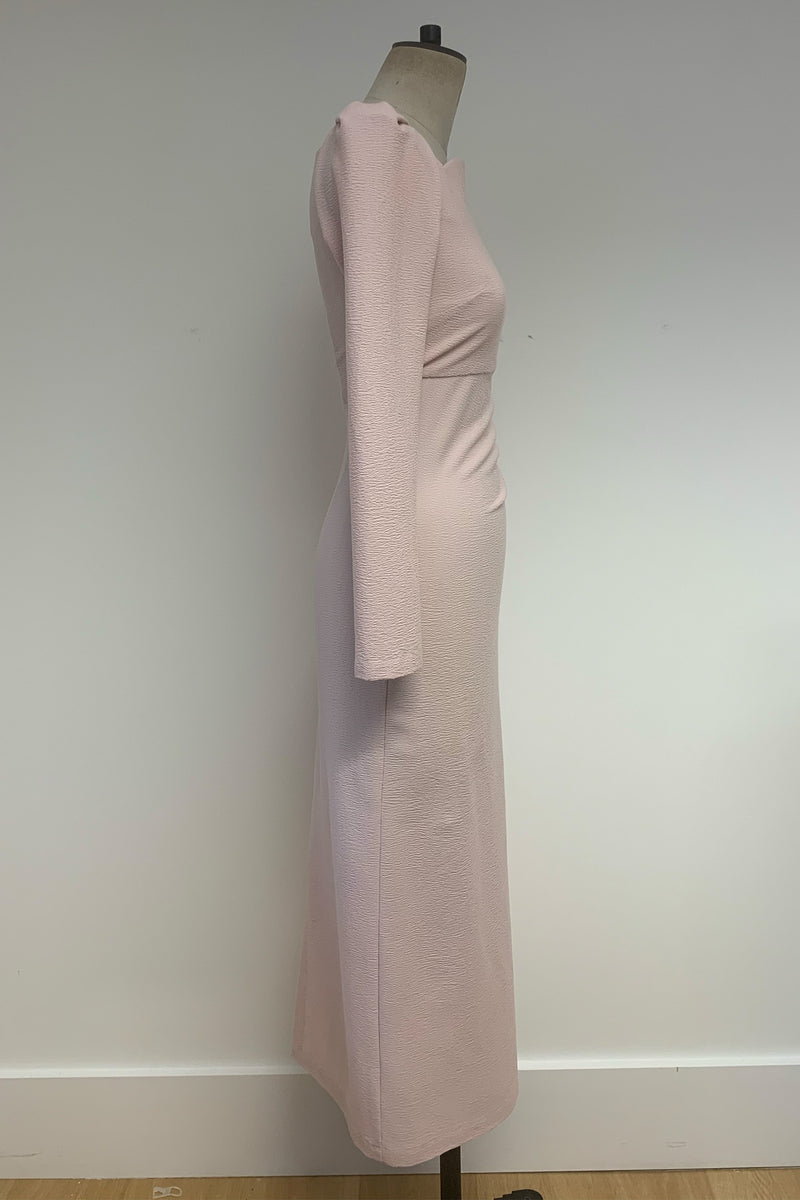 Load image into Gallery viewer, Halley Dress Stretch Crepe Blush Pink - ARCHIVE SALE