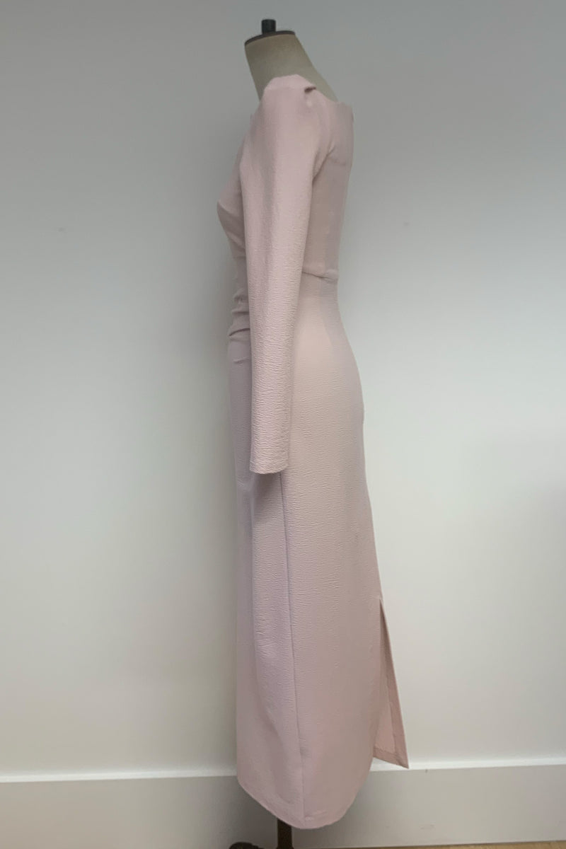 Load image into Gallery viewer, Halley Dress Stretch Crepe Blush Pink - ARCHIVE SALE