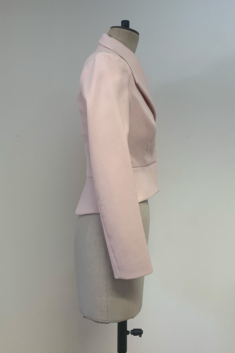 Load image into Gallery viewer, Pink Wool Crepe Jacket - ARCHIVE SALE