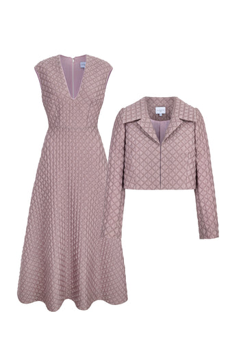 Pippa & Remy Vintage Pink Diamond Cloqué Set