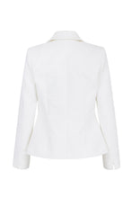 Load image into Gallery viewer, Porto Jacket Embossed Tile Cotton White