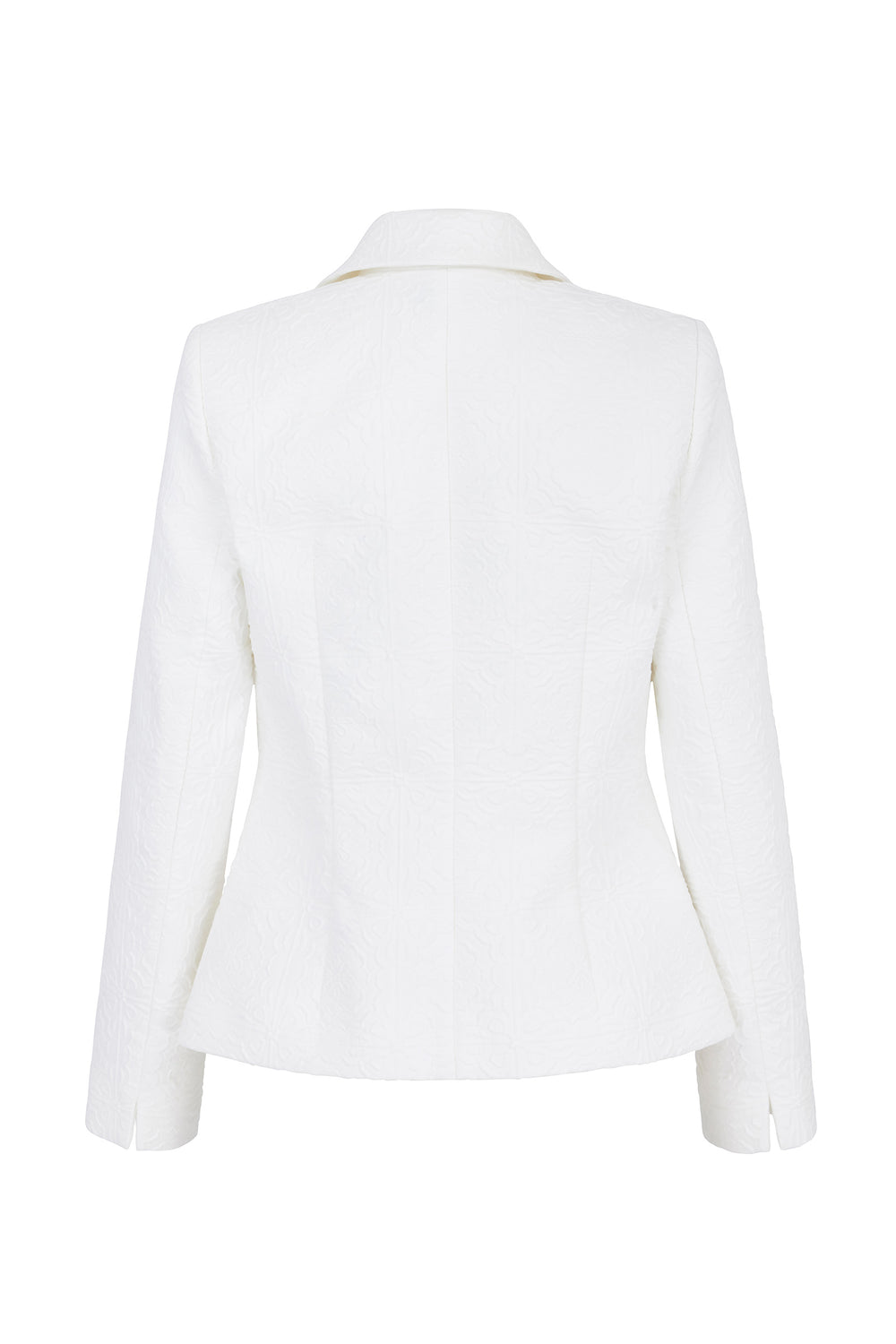 Load image into Gallery viewer, Porto Jacket Embossed Tile Cotton White
