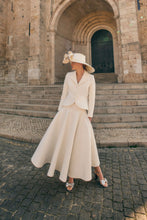 Load image into Gallery viewer, Porto Jacket Embossed Tile Cotton White