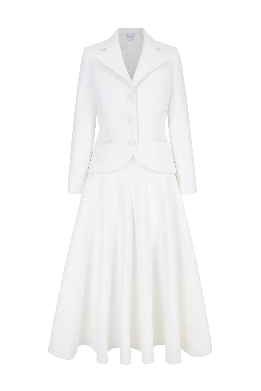 Load image into Gallery viewer, Porto White Embossed Tile Cotton Set