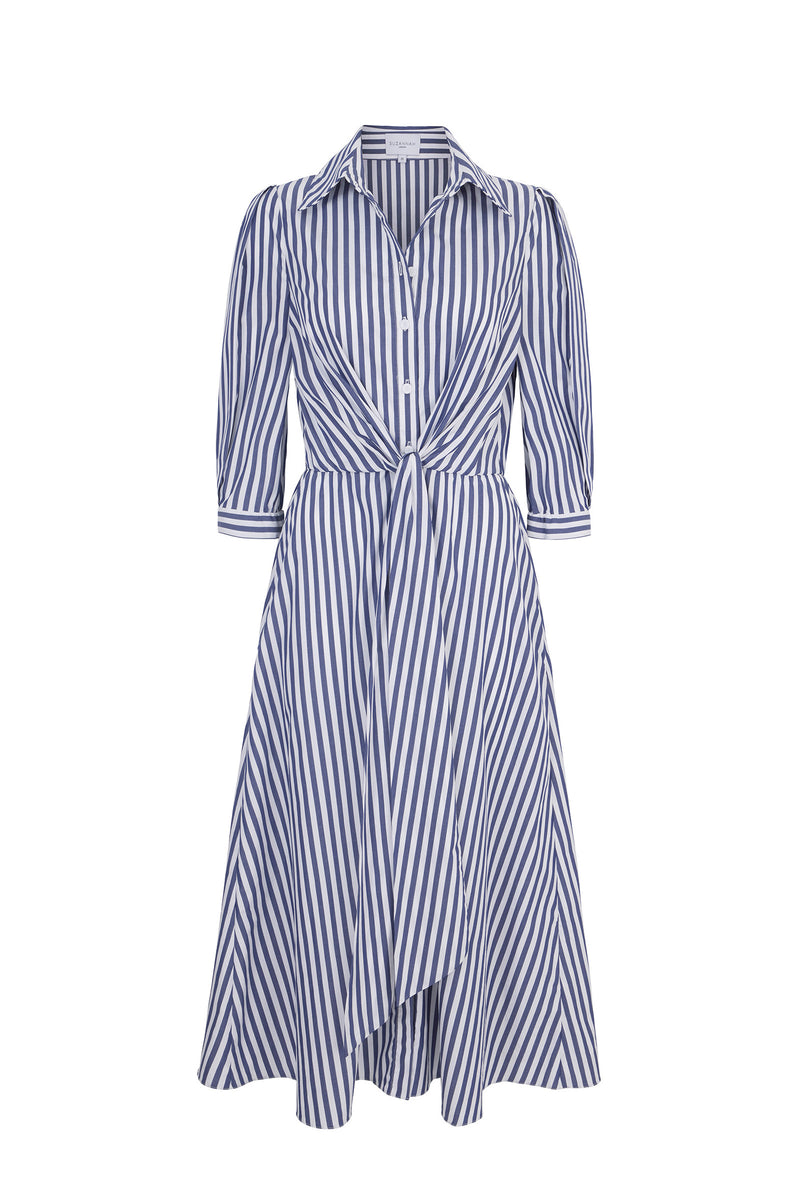 Summer Trio Stiped Frill Shirt Dress main image 1