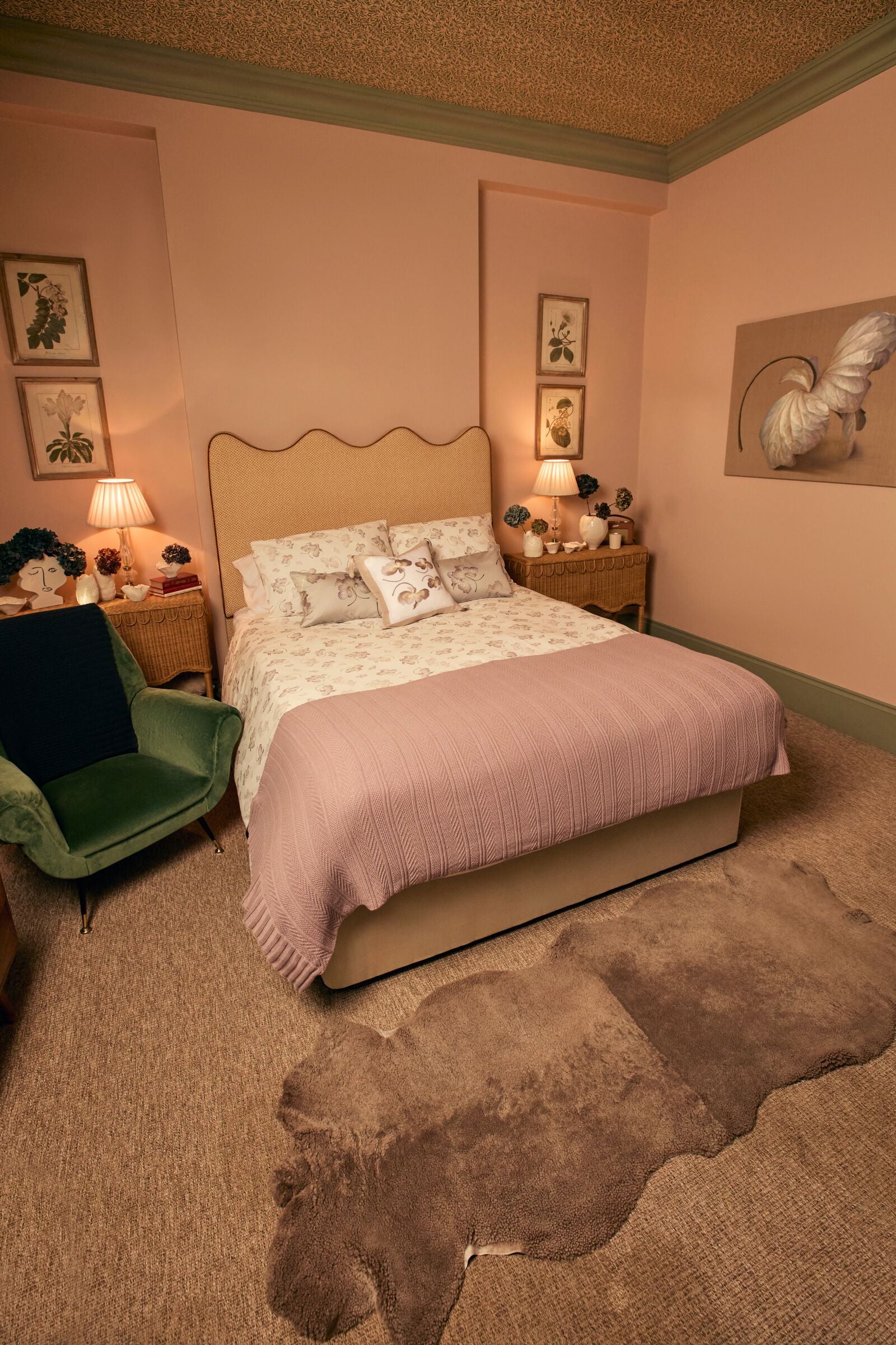 Sheepskin Swedish Taupe Runner Rug