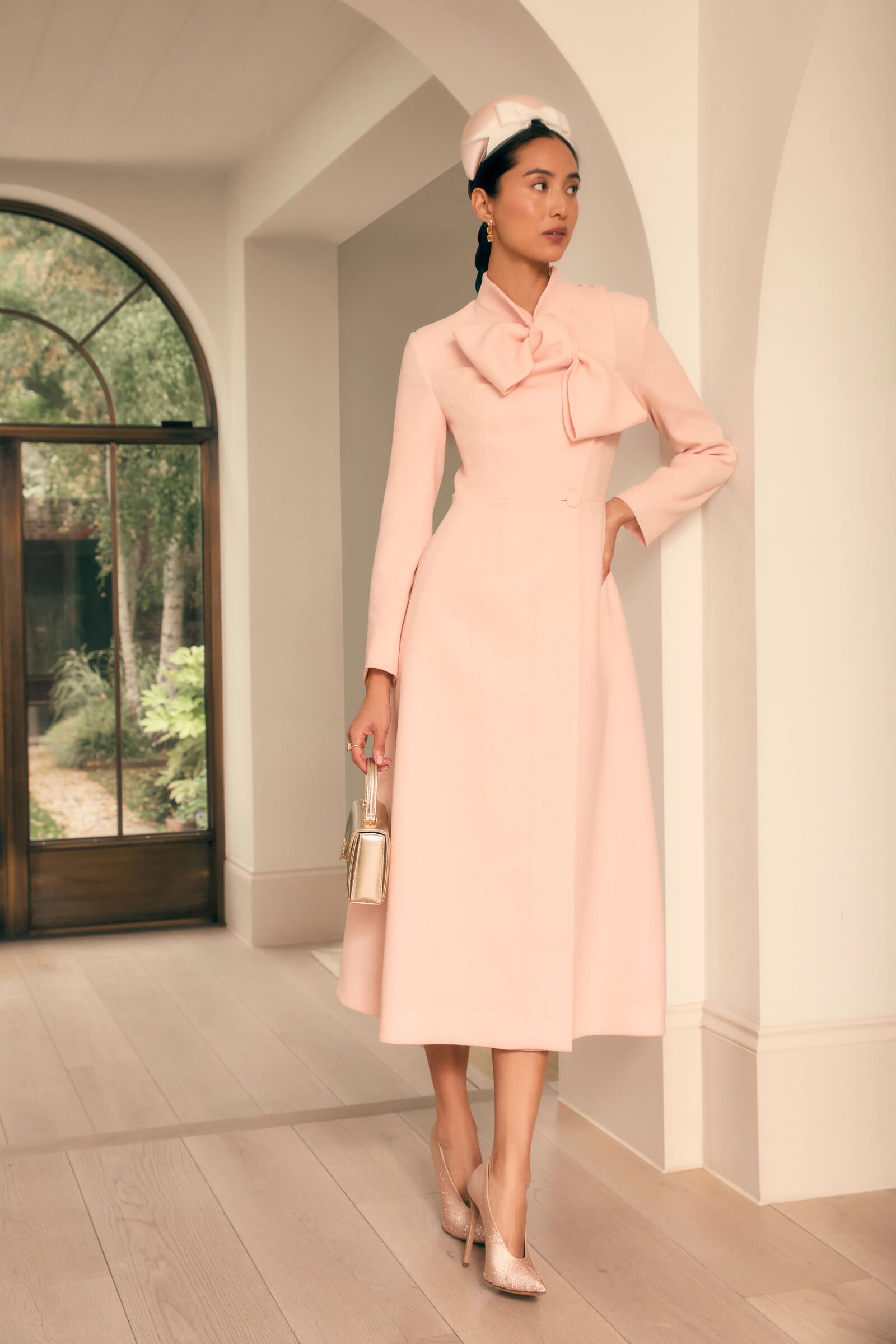 Prue Formal Coat Dress Pink