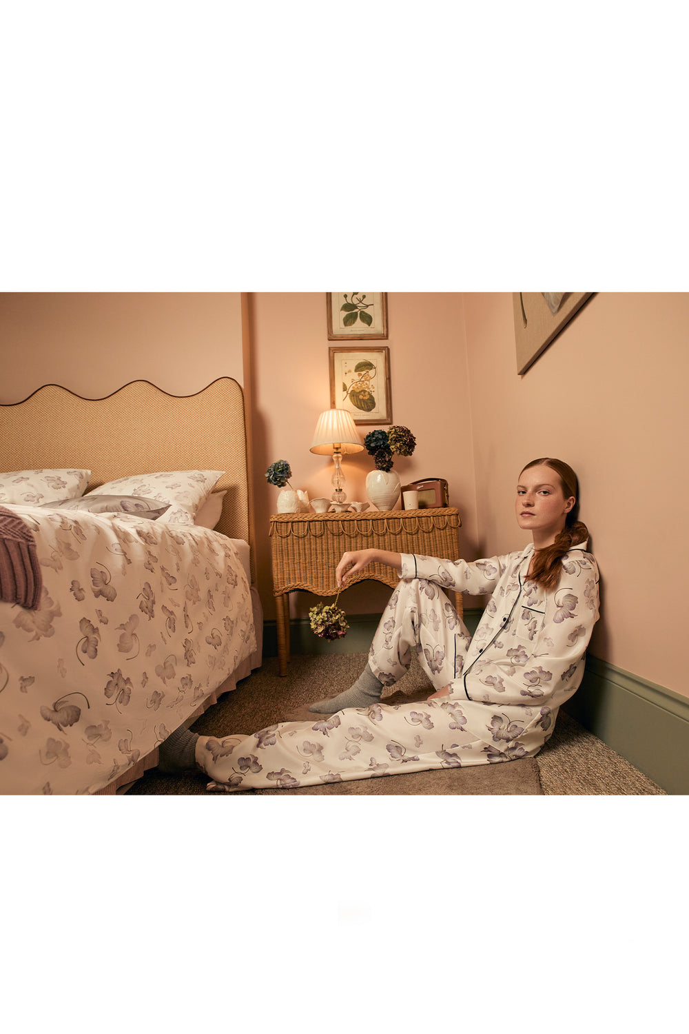 Load image into Gallery viewer, Italian Silk Twill Printed Pyjamas x MarieLuise Bantel