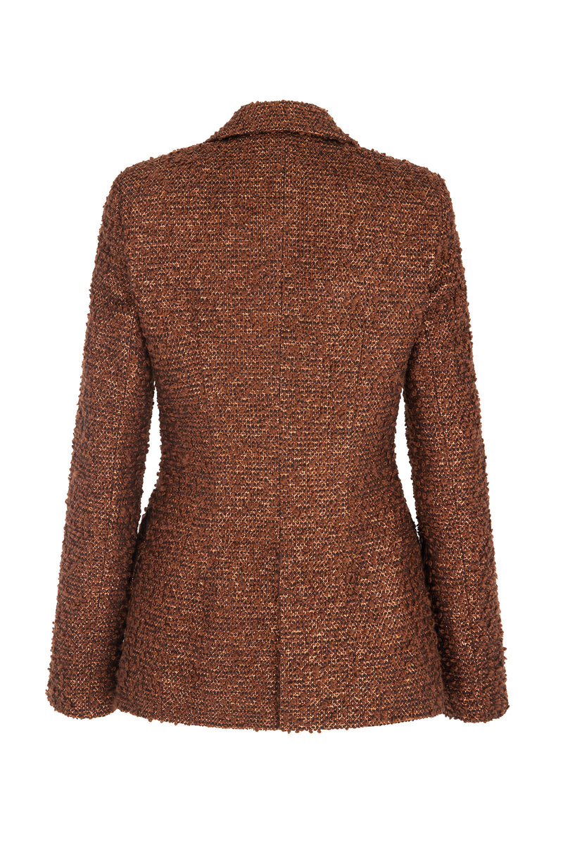 Load image into Gallery viewer, Queens Metallic Tweed Blazer - ARCHIVE SALE