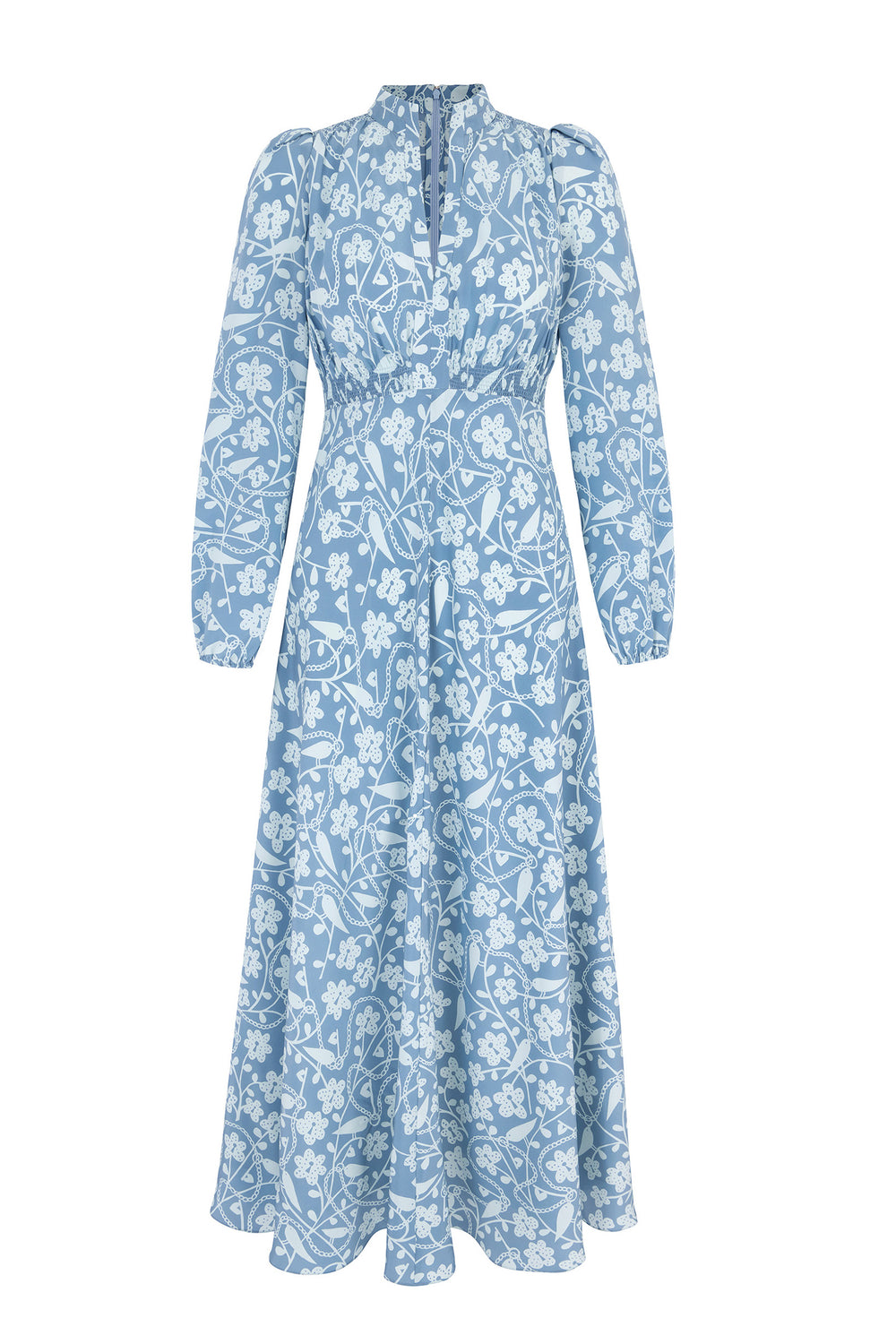 Load image into Gallery viewer, Love Story Silk Tea Dress x Rob Ryan