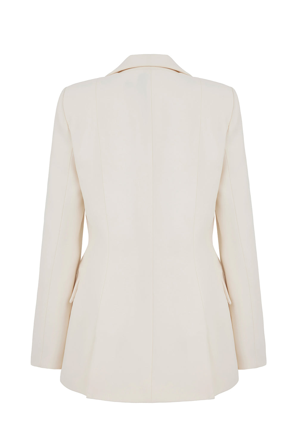 Load image into Gallery viewer, Rappalo Blazer Ivory Crepe